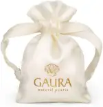 Gaura Perlenarmband Damen – Weiße Süßwasserperlen 4–4,5 mm • 17,5 cm flex • Schmuckperle aus Roségold plattiertem 925 Sterling Silber • Zeitloser Damenschmuck & Geschenk