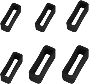 Silikon Uhrenarmband Schlaufe, 6 Stück Ersatz Schlaufe für Armbanduhr, 18/20/22m