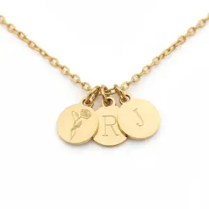 Buchstabenkette | personalisiertes Halskette mit Gravur | Personalisiertes Gesch