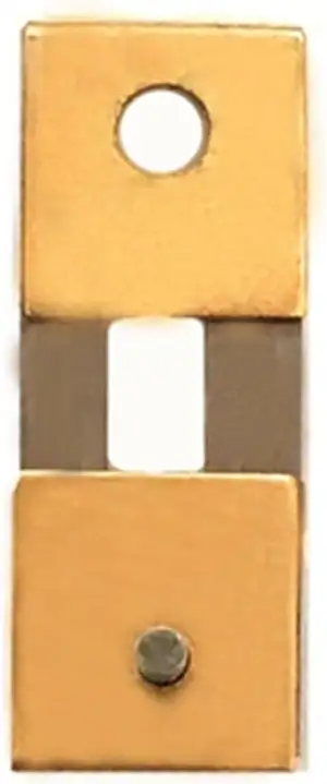 Uhr-Pendelblatt, mechanische Uhr, schwingendes Federblatt, Uhrpendel, Schilfrohr