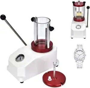 Watch Waterproof Tester, Uhrendruckprüfmaschine 2 Uhren Gehäusewiderstand Druckp
