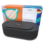 mfa Ultraschallreinigungsgerät für Brillen, Gold, Silberschmuck (Silberbad) | Ultraschallreiniger Brille | Schmuckreiniger | Ultraschall Brillenreiniger | Ultraschallgerät | Ultrasonic Cleaner Schwarz