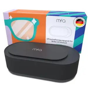 mfa Ultraschallreinigungsgerät für Brillen, Gold, Silberschmuck (Silberbad) | Ul