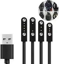 BRAVECOW Watch-Ladegerät Magnetisches Smartwatch-Zubehör USB-Kabel 2/4-poliges m