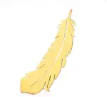 Dreamtimes Feder Brosche Pin Edelstahl Eleganter Schmuck für Frauen Männer Leichte Anstecknadel für Jacken Taschen Hüte