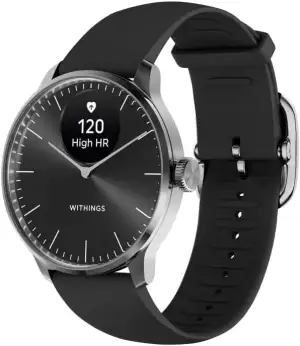 Withings ScanWatch Light – Hybrid Smartwatch, 24/7 Herzüberwachung, Aktivitätstracking, Zyklusverfolgung, Schlafüberwachung, Connected GPS, 30 Tage Akkulaufzeit, Android & Apple kompatibel