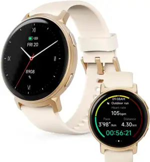 Hama Smartwatch Arion (Fitnessuhr mit GPS, Telefonfunktion, Herzfrequenz, farbig