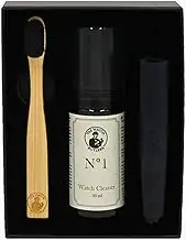 Uhrenreinigungsset mit 50ml Schaumreiniger, Bambusbürste & Poliertuch | Gründlic