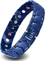 HAQI Herren Magnetarmband Gesundheit Energie Magnetfeldtherapie Arthritis Armband für Herren Edel...