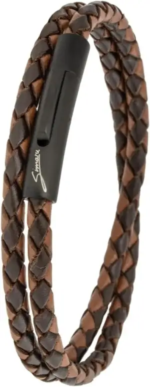 Simaru Premium Lederarmband Made in Germany für Damen & Herren, Unisex Echtleder