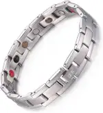 はち Magnetarmband Damen Herren,Magnetarmband aus Reinem Titan,Magnetarmband für Arthritis, 5 Elemente Starkes Magnetarmband Gesundheit