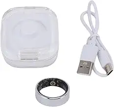 Buachois Fitness Tracker Smart Ring mit Ladecase, Herzfrequenz Schlafmonitor Akt