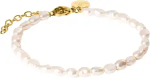 Purelei Pearlfection Armband – Armband mit echten Süßwasserperlen – 14K/18K verg