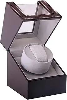 Automatische Uhrenbeweger Box Single Uhrenbeweger PU Leder Uhrengehäuse mit leisem Motor Batterie...