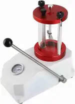 Wasserdichtes Uhrenprüfgerät, Transparentes Gehäuse-Widerstands-Druckprüfgerät für Uhrmacher und Reparaturen, Bequeme Beobachtung, Test von 2 Uhren, Einfache Bedienung