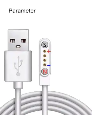 Kinder Smartwatch Ladekabel mit 4 polig, Smartwatch Zubehör Magnetisch Ladegerät