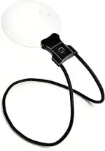 10-fache Lupe, 5,5 Zoll große Linse, Schwanenhals-Lupe, freihändig, flexibel und verstellbar – fü...