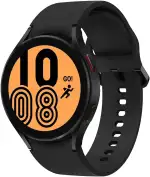 Samsung Galaxy Watch4, Runde LTE Smartwatch, Wear OS, Fitnessuhr, Fitness-Tracker, 44 mm, Black (Deutche Version)