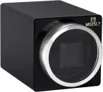 MOZSLY Uhrenbeweger für einzelne Automatikuhren 12 Rotationsmodi mit leisem Motor Metall Schwarz