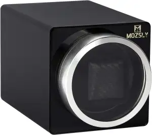 MOZSLY Uhrenbeweger für einzelne Automatikuhren 12 Rotationsmodi mit leisem Moto