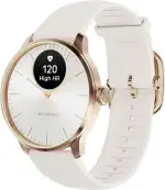 Withings ScanWatch Light – Hybrid Smartwatch, 24/7 Herzüberwachung, Aktivitätstracking, Zyklusverfolgung, Schlafüberwachung, Connected GPS, 30 Tage Akkulaufzeit, Android & Apple kompatibel
