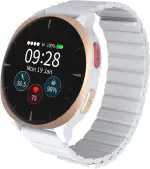 Audar E2 Senioren Smartwatch mit Sturzerkennung&SOS, 24/7-Überwachung von Herzfrequenz/Blutdruck/SpO₂/Temperatur, IoT-KI-basierten Berichten&Verläufen Cloud-Plattform, kein Smartphone/App erforderlich