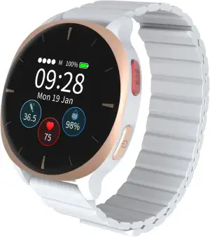 Audar E2 Senioren Smartwatch mit Sturzerkennung&SOS, 24/7-Überwachung von Herzfr