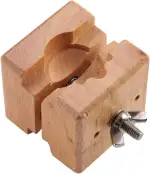 Uhrwerk-Klemme, Armbanduhr-Gehäusehalter-Block, Schraubstock, Uhrwerk-Reparatur, Professioneller Holz-Uhrengehäuse-Halter, Uhrwerk-Halter, Uhrmacher-Werkzeug