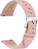 OTTOODY Elegantes & Ultraweiches Leder Uhrenarmband - 12mm, 16mm, 20mm Armband mit Schnellverschluss für Damen & Herren - Hochwertiger Ersatz für Uhr & Smartwatch
