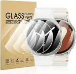 Diruite 4-Stück Displayschutz für Samsung Galaxy Watch 8/7/6/5/4/FE 40mm Schutzfolie HD Hartglas ...