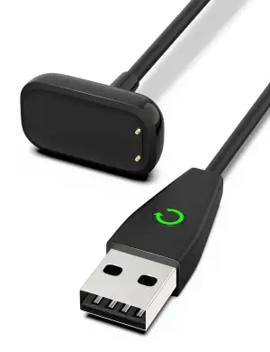 Bicmice USB Ladegerät für Fitbit Charge 6/5 & Luxe 1M Ersatz-Ladekabel für Charg