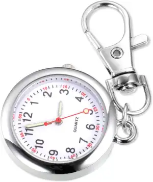Karabineruhr Taschenuhr mit Schlüsselanhänger Krankenschwester Uhr Schwesternuhr