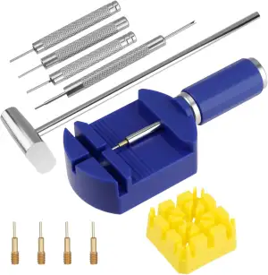 Uhrenarmband Reparatur Werkzeug Set, Uhrenwerkzeug zum Kürzen von Uhrenarmbänder