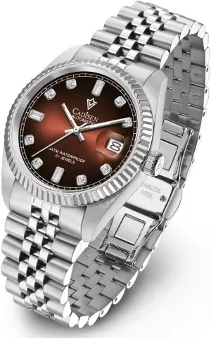 CADISEN Automatik Uhr Herren Mechanische Automatikuhr Saphirglas Und Edelstahlar