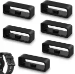 Schlaufe Ersatz Uhrenband Silikon Uhrenarmband Schlaufe 22mm Gummi Unisex Uhrenarmband Verschluss...