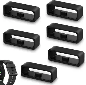 Schlaufe Ersatz Uhrenband Silikon Uhrenarmband Schlaufe 22mm Gummi Unisex Uhrena