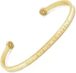 SIMPLE PLEDGE | Believe in Yourself Armreif | Armband Damen mit Gravur in Silber, Gold, Roségold | Perfekt als Schmuck Geschenk | Blindgravur