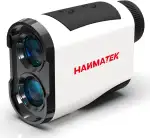 HANMATEK GR1200 Golf-Entfernungsmesser mit Neigungsmessung,Flaggen-Lock-Funktion und Vibrationsalarm,6,5-fache Vergrößerung,Reichweite 1200 Yards,Wiederaufladbarer Akku für Männer und Frauen