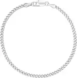 KRKC Herren Armband, 14K Gold Vergoldet/Silber Farbe 3/5/7/9mm Edelstahl Panzerkette Cuban Armband, Vatertag Geschenk Nickel-frei Rostfrei Armbänder für Männer Länge 17,8-22,9cm