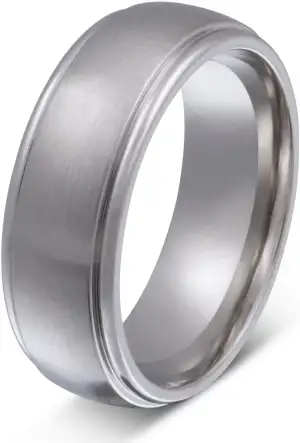 Juwelier Schönschmied - Unisex Edelstahlring Kostenlose Gravur Edelstahl Stainle