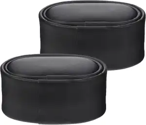 SAFIGLE 4 Stück Kleines Uhrenkissen Pu-Uhr Armreif-Display-Pads Leder Automobil 