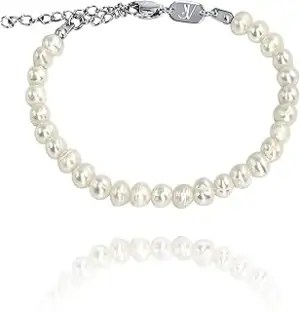 100% Echte Süßwasserperlen Armband - 16-21cm verstellbare Länge - Sommer Unisex 