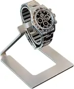 Uhrenständer Edelstahl – Premium Uhrenhalter mit Leder‑Schutz – minimalistisch & kompakt – ideal ...