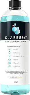 KLARBERG® 1L Ultraschallreiniger Konzentrat I Reinigung von Brillen, Schmuck, Zahnersatz, Uhren i...