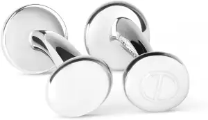 DAVIDOFF ESSENTIALS Mini Manschettenknöpfe – rhodinierte Messing Manschettenknöp