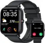 Smartwatch Damen Herren,1.83"HD Touchscreen, 20 Tage Akkulaufzeit, Fitnessuhr mit Pulsuhr Schlafmonito Schrittzähler, Bluetooth Anruffunktion, 112+ Sportmodi, IP68 Wasserdicht Sportuhr für iOS/Android