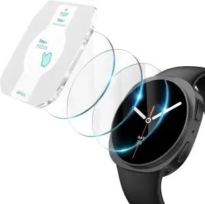 Misxi 3 Stück Gehärtetem Glas Displayschutz Kompatibel mit Samsung Galaxy Watch 