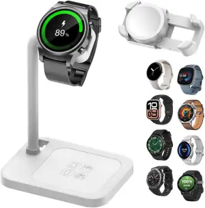 Universelle verstellbare Smartwatch-Ladestation mit Teleskopständer, kompatibel 