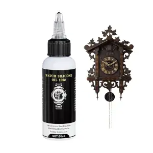 Uhrenöl – 2 Zoll Mehrzweck-Uhrenschmiermittel | Präzisionsöl 50 Ml – Hitzebestän