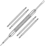 MMOBIEL Uhrenarmband Heavy Duty Spring Bar 4 Pack Edelstahl Watch Band Pins, Durchmesser 1,8 mm inkl. Entfernungswerkzeug (24 mm)
